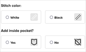 Empty buttons