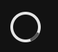 Loading spinner on dark background