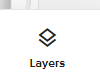 Navigation button layers icon, mobile