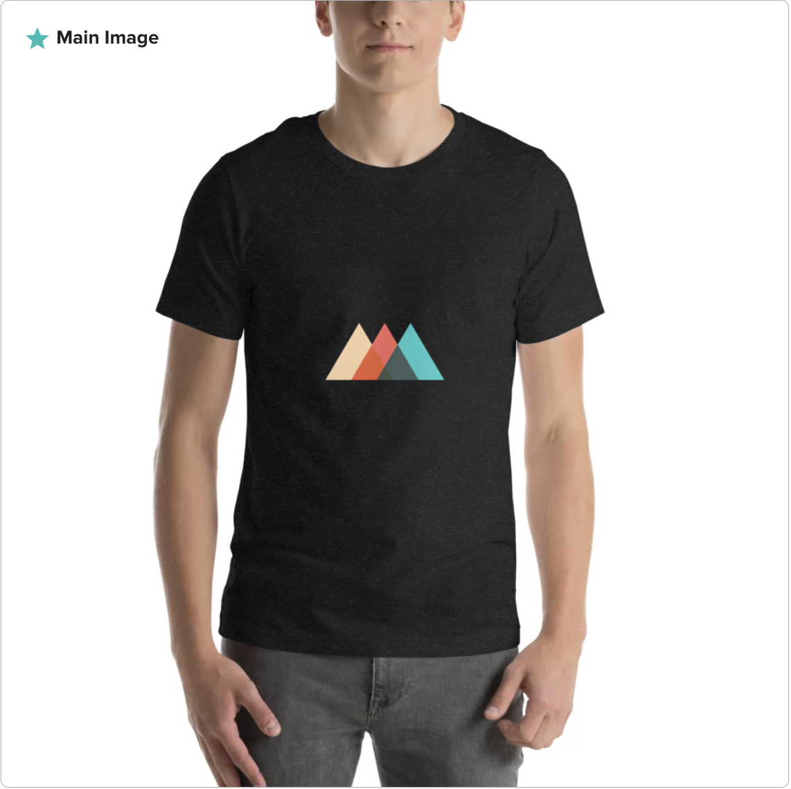 Men's front mockup