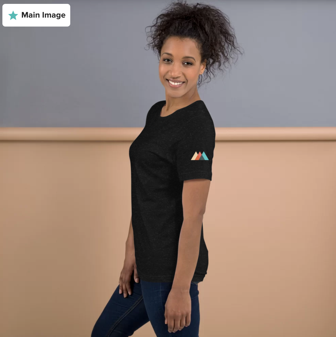 Women's lifestyle left mockup